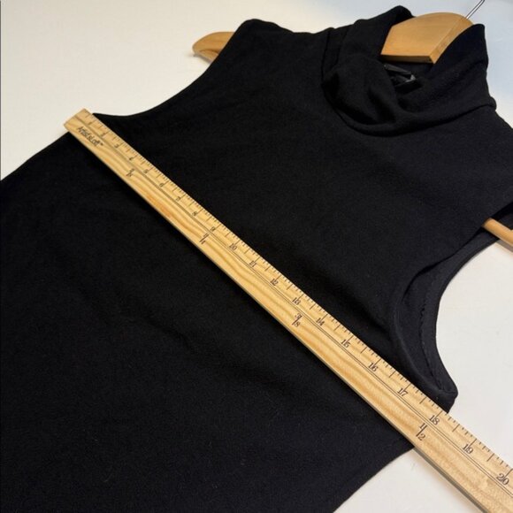 Club Monaco Black Sleeveless Midi Dress Size Medium - Picture 4 of 6